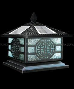 Đèn trụ cổng SOLAR-406E