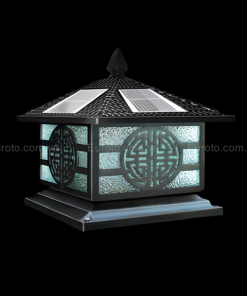 Đèn trụ cổng SOLAR-406A